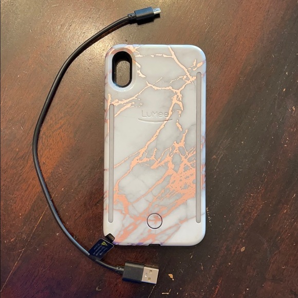 ✨ LUMEE Duo Pink Marble iPhone XS Max Case - Picture 4 of 7